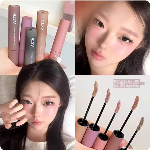 AZTK SOFT WAVY EYEBROW GEL 4.5G Brow Balm Brush Out The Hair Flu Plump Waterproof Natural Eyebrow Ti