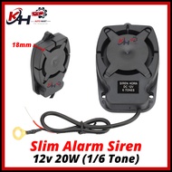 Slim Type SUPER LOUD 12V 20W Car Siren 1-Tone / 6-Tone Universal Security Alarm System Horn Buzzer K