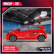 Tem dán xe ô tô Kia Morning - 28 - decal dán xe ô tô - DS Decal VIP