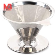 Pour over Coffee Dripper Reusable Drip Cone Coffee Filter Portable Pour over Coffee Maker Home Office Camping