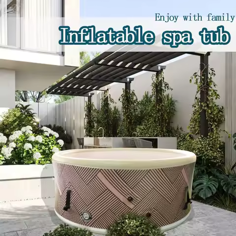Stock Jacuzzi Outdoor Hot Tub Heater Indoor Outdoor Bath Spa Jacuzzi Inflatable Hot Tub Whirlpool Sp