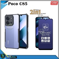 2IN1 Poco C85 Case Package Transparent Fusion Softcase
