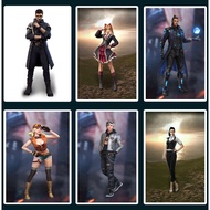 FREE FIRE CHARACTER POSTER STICKER PRINTING FF