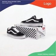 Sepatu Vans Skate Old Skool Pro Black White