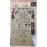 TWOBOBS 72-050 Retro Tomcats 1 F-14D 1/72 - DECAL