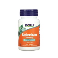 Selenium 100 mcg 100 Tablets (Now foods)