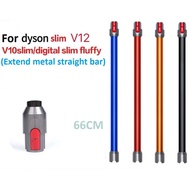 Extension Rod for Dyson V10Slim/Digital Slim Fluffy Metal Quick Release Straight Pipe Bar Handheld Wand Tube Vacuum