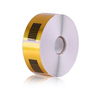 Manicure Paper Holder Rectangular Phototherapy Nail Crystal Nail Extension Golden Finger Holder Nail