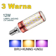 E14 3 Color LED Corn Cafee Decorative Lamp 6W 3 Color Bulb
