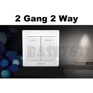 Dejob Wall 2 Gang 2 Way Socket Two Gang Two Way Switch 1682.1
