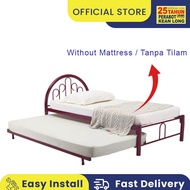 KLSB Katil Bujang Besi / Bingkai Katil / Metal Single Bed / Bed Frame / Pull Out Bed / Metal Single Bed Frame / Pull Out