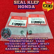 SEAL KLEP ASLI ORIGINAL HONDA UNTUK SEMUA MOTOR BEBEK DAN MATIC BEAT VARIO 110/125/150 LED SCOOPY SPACY FI/KARBU ESP SUPRA X/125 KARISMA GRAND MIO FINO SMASH SHOGUN DIJAMIN PRESISI