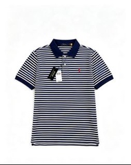 Ralph Lauren 拉夫勞倫小馬標條紋POLO衫短袖上衣