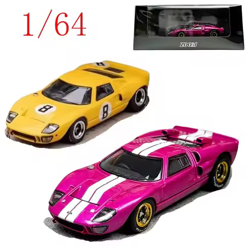 ZOOM Diecast 1/64 Scale Ford GT40 Mk I / Ford GT Alloy Car Model Toys for Boys Gift