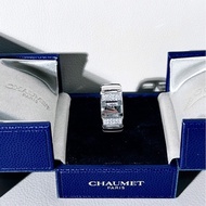 Chaumet尚美 class one 白金鑲鑽戒指，57 號