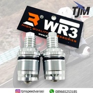 Preload shock adjustment bolt WR3 Ninja RR Silver Original