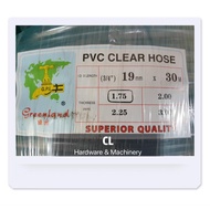 19mm x 30m x 1.75mm Pvc Clear Hose