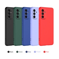 Suitable for Samsung A14-4G-5G Imitation Liquid Silicone Anti-Fingerprint, Anti-Scratch, Shock-resistant Phone Case Black Green Blue Purple Red