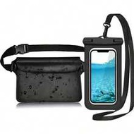2pcs Waterproof Bag + Phone Case, Summer Outdoor Waterproof Bag (Waterproof Waist Bag + Waterproof P