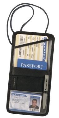 Travelon ID and Boarding Pass Holder ， Black， One Size