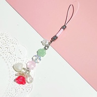 handmade Keychain 1 Dango Lucky Clover Four-Petal Of Good Luck phone charm 1