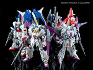 HG HGUC RG Ka Signature 高達 模型 成品 完成品 Z Zeta Gundam 卡碧尼 GFF 百式 Gunpla Z plus 限定 透明 模型 成品 上色 水貼 消光 非 M