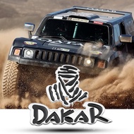Unique Metal DAKAR DAKAR Car Sticker SUV Rally Off-Road Vehicle Modified Body Labeling Tail Label