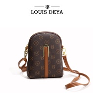 [Pet Powder Exclusive] LOUIS DEYA Vertical Mobile Phone Bag Small Shoulder Bag Middle-aged Elderly M