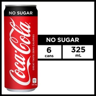 Coca-Cola Zero Sugar ( COKE ZERO ) 325 ML x 6 CANS