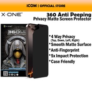 X.One Privacy Screen Protector iPhone 17/16/15/14/13/12 Pro Max - Privacy Matte/Confidential Clear
