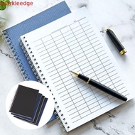 SPARKLEEDGE Spiral Bound Notebook, Sturdy Cover Universal Line Pages Financial Record Book, Multifun