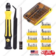 45 in 1 45PC 45PCS Precision Torx Tools Kit Driver Tweezers Set Magnetic Screwdriver Portable Screw 