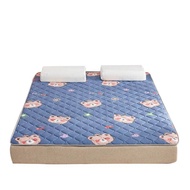 Winter and Summer Dual-Use Summer Sleeping Mat Rattan Mat Double-Sided Single Student Dormitory Foldable Soft Ice Silk Mat Mattress Bare Sleeping Three-Piece Set