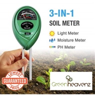GHZ 3 in 1 Soil PH Meter For Soil PH Tester Water Moisture Meter Acidity Humidity Soil Tester PH Tan