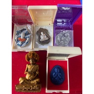 Thai amulet @ Bundle Set (Lp Moon Mini bucha /pitta salika /Lp Phat Rian )