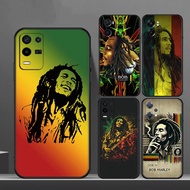 E- 2 Bob Marley for Realme 3 5 6 7 Pro Q 5i 5s 6i 7i Black TPU silicone phone case