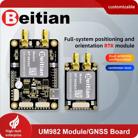 Beitian RTK Module UM982 Sino K922 Differential Navigation GNSS Surveying Positioning Precision Cent