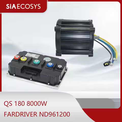 180 90H QS Mid Drive 8000W PMSM Covertion Kits With Fardrive 96V ND961200 Controller Electric Motorc