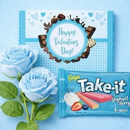 Personalized Valentines Gift Chip Bag | Chocolate Treat Bag Giveaway