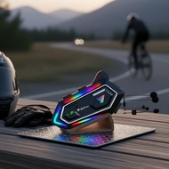 Y20 MAX Motorcycle Helmet Bluetooth Intercom Headset, RGB LED, 1000mAh, Bluetooth 5.3 Pro