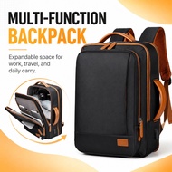 15.6 inch Laptop Bag Expandable Beg Travel 40L Waterproof Backpack Men Large Capacity Beg Galas 背包