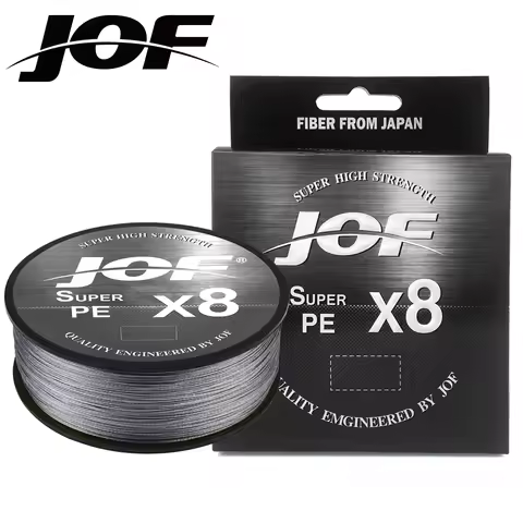 JOF Multifilament Fishing Line 8 Strands 500M 300M 150M Carp Fishing Goods 15-100LB PE Braided Line 