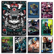 1PC Fernando Alonso Poster Poster Paper Print Home Living Room Bedroom Entrance Bar Cafe Art Paintin