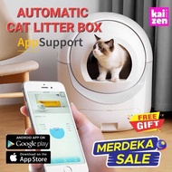 KAIZEN STORE HMPET Automatic Smart Cat Litter Box Cat Toilet APP WIFI Cat Bedpan Deodorant Net Odor