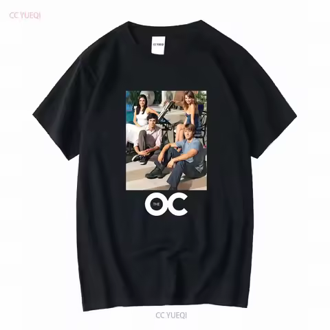 the oc cast photo unisex cotton fandom tee seth summer marissa ryan oversized graphic fan T Shirt lo