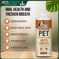 Nanovet Pet Dental Care Water Additive for Cat and Dog (500ml)