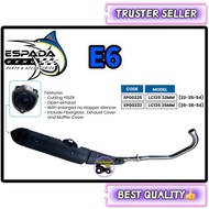 LC135 LC135FI 28MM/30MM/32MM/35MM EKZOS MUFFLER EXHAUST E5 / E6 ESPADA