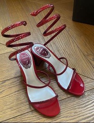 女神鞋 rene caovilla cleo crystal sandals