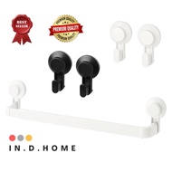 [ IKEA ] TISKEN - 💥 Towel Rack With Suction Cup Hanger Cloth Hook Rack Penyidai Tuala Baju Rak Gantu