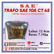 TRAFO TRANSFORMER SAE 10A CT 10 AMPERE 10AH 45V 45 VOLT MURNI